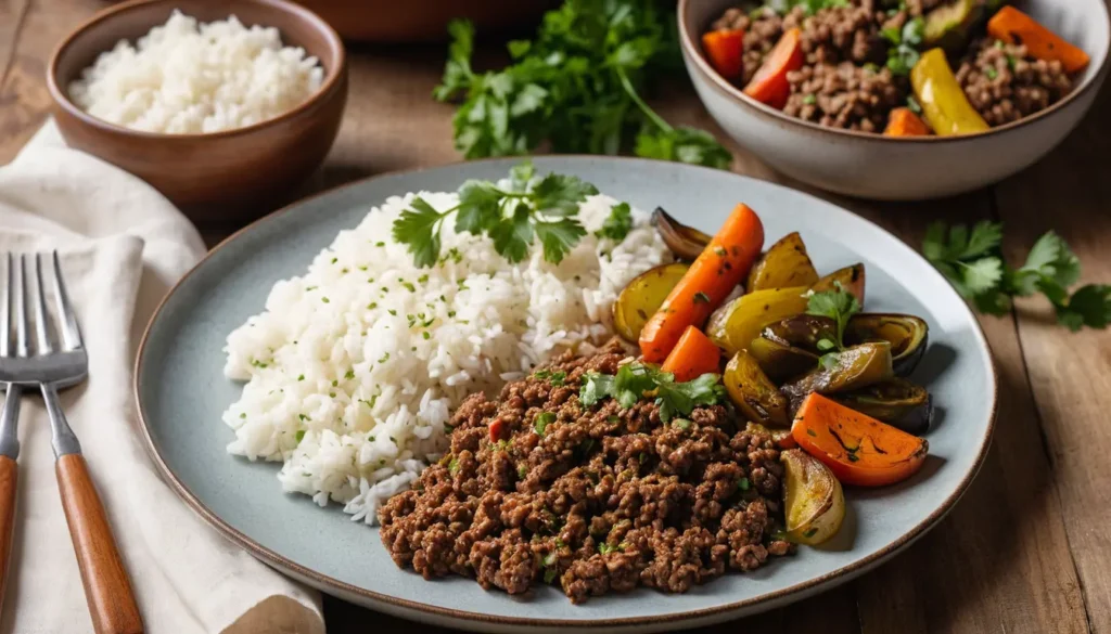 Ground Beef with Soy Curls Recipe