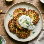 Zucchinipuffer Rezept – knuspriges Hauptbild